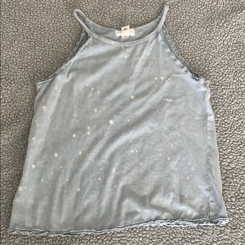 Blue and White Tillys t-shirt